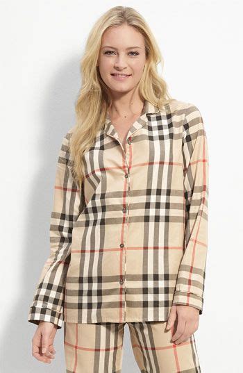 burberry pyjama shirt|burberry pajamas for women.